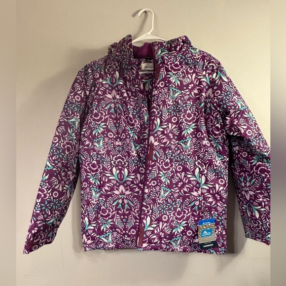 Columbia Other - Columbia Kids Raincoat - Purple and Teal Floral